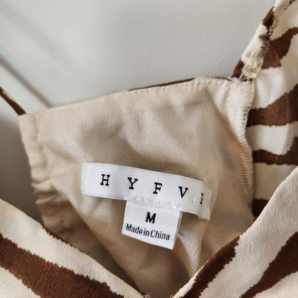 HYFVE Zebra Animal Print Crop Top Cropped Long Sleeve Blouse Party Sexy Boho - Picture 4 of 6